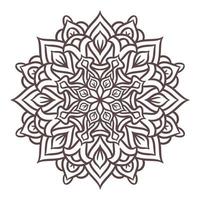 Ethnic Mandala Round Ornament Pattern vector