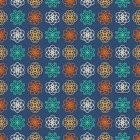 Geometric Seamless Pattern, Abstract geometric hexagonal vector