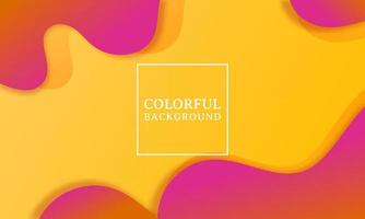 Modern Fluid Gradient Colors Abstract Background vector