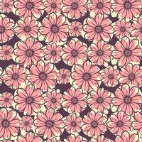 Abstract Floral Seamless Pattern Background vector