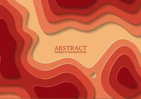 abstract papercut design background with overlap layer vector