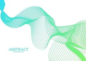 abstract colorful wavy line flowing background vector