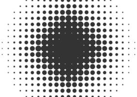 Abstract black and white dots halftone background vector