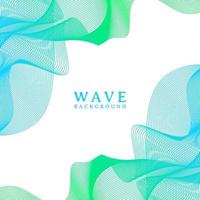 abstract colorful wavy line flowing background vector