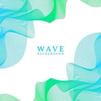 abstract colorful wavy line flowing background vector