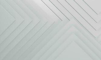 Abstract geometric white color texture background. 3d rendering. photo