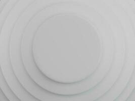 White circles background. Abstract pattern for web page, template, background or brochure cover. 3D rendering. photo