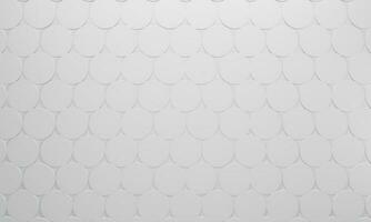 Círculo de fondo abstracto blanco. textura de fondo blanco. representación 3d foto
