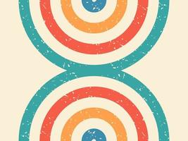 Retro Style Background With Grunge Texture vector