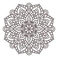 Ethnic Mandala Round Ornament Pattern vector