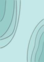 Abstract Multicolor Modern Background With Papercut Style vector