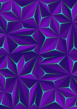 fondo abstracto polígono oscuro con efecto de luz vector