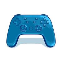Hand drawn game controller or game pad vector illustration