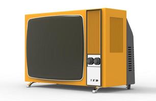 old tv 3d illustration photo