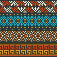 Ethnic Seamless Pattern In Native Style vector