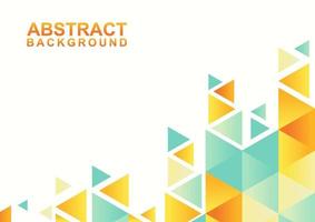 Abstract geometric background with triangle vector