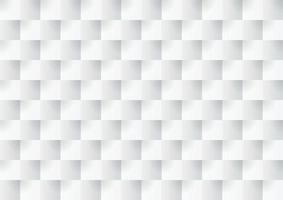 Abstract white and grey square background texture vector