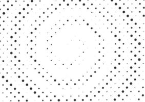 Abstract black and white dots halftone background vector