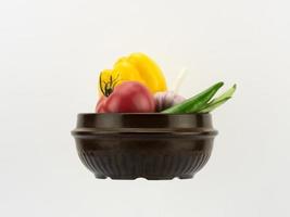 vegetables in a ceramic bowl photo