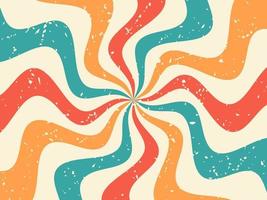 Retro Style Background With Grunge Texture vector