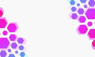 Abstract Geometric Shape Hexagon Background vector