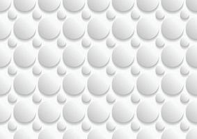 Abstract white and grey circle background texture vector