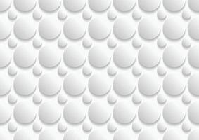 Abstract white and grey circle background texture vector