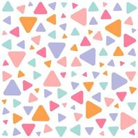 Seamless geometric pattern with triangles vector