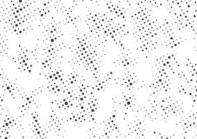 Abstract black and white dots halftone background vector