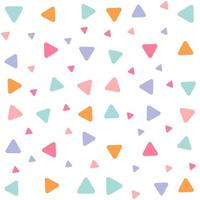 Seamless geometric pattern with triangles vector