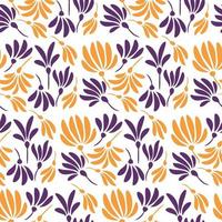 Beautiful Abstract Floral Seamless Pattern vector