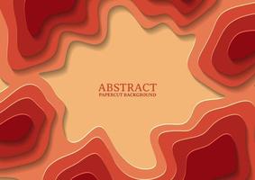 abstract papercut design background with overlap layer vector