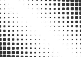 Abstract black and white dots halftone background vector