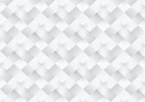 Abstract white and grey square background texture vector