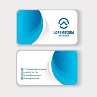 Business card template and name card design vector