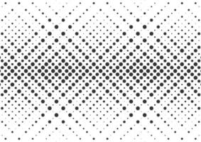 Abstract black and white dots halftone background vector