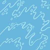 Abstract flowing water wave background vector. Simple background with combination of bluecolor in flat design. Top view vector