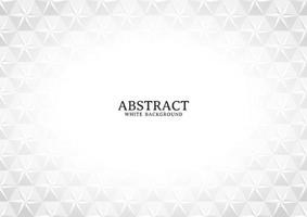 Abstract white and grey geometric background texture vector