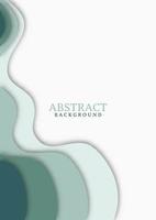 Abstract modern background design with wavy shapes vector