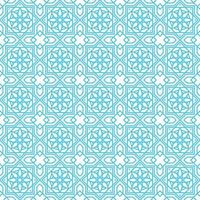 Islamic abstract ornament seamless pattern design vector