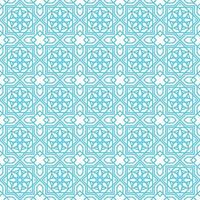 Islamic abstract ornament seamless pattern design vector