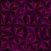 Abstract dark polygon background with light effect vector