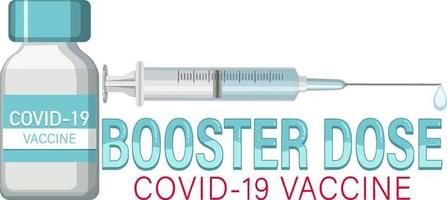 Booster shorts covid 19 vaccine logo vector