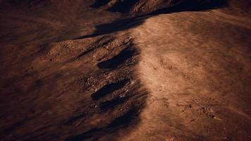 Fictional Mars Soil Aerial View of Martian Desert video