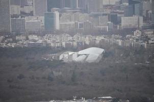 Aerial view of Paris photo