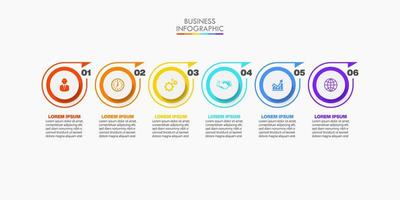 Presentation business infographic template vector