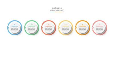 Presentation business infographic template vector