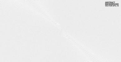 Concentric circle. Illustration for sound wave. Abstract circle line pattern. Black and white graphic vector