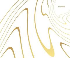 Gold luxurious marble stone pattern with golden wave lines over. Abstract background, vector illustration