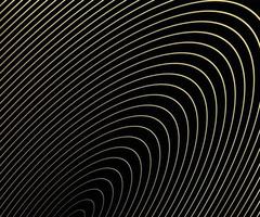 Gold luxurious circle pattern with golden wave lines over. Abstract background, vector illustration